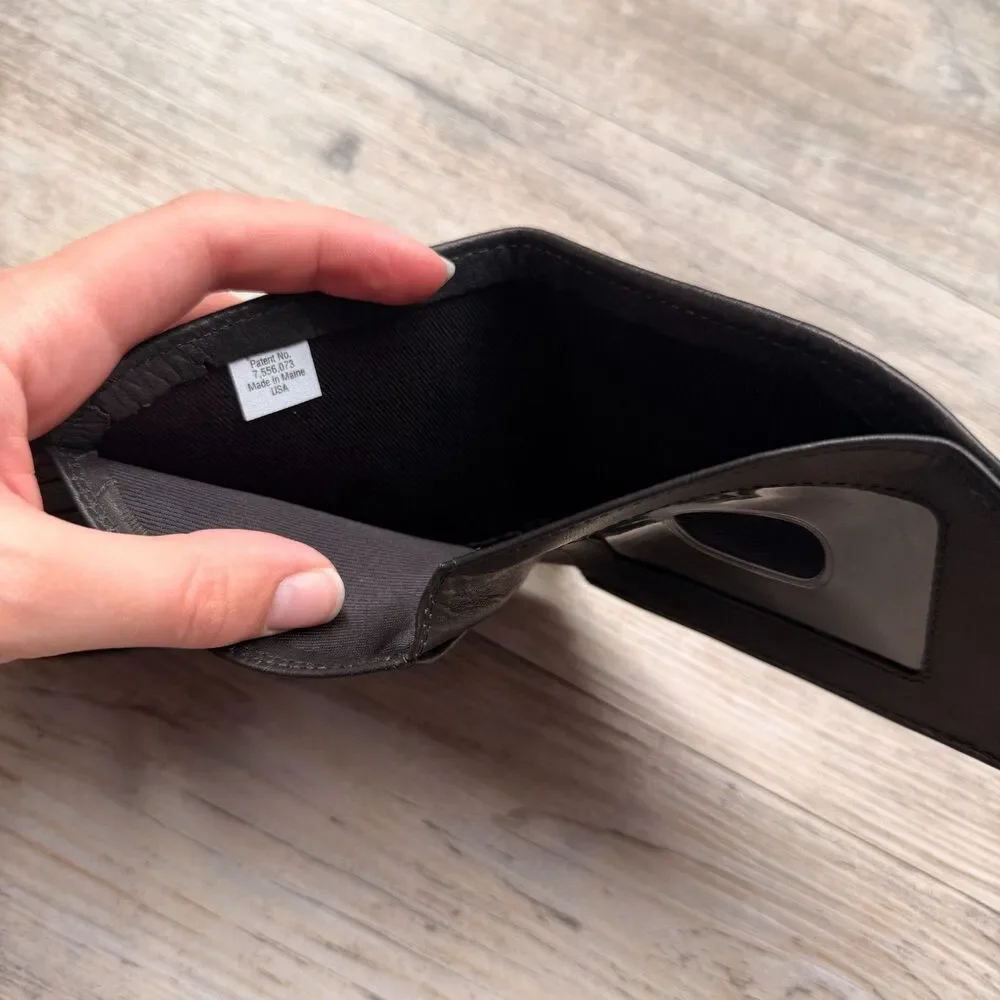 Rogue Front Pocket Wallet Classic Made in Maine RFID Blocking Leather Minimalist